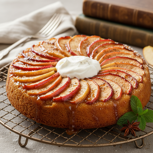 Irresistible Apple Upside-Down Cake recipe