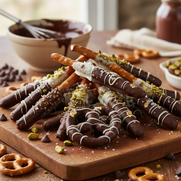 Irresistible Chocolate-Dipped Pretzel Delights recipe