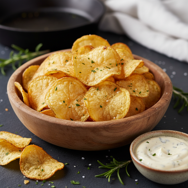 Irresistible Crispy Homemade Potato Chips recipe