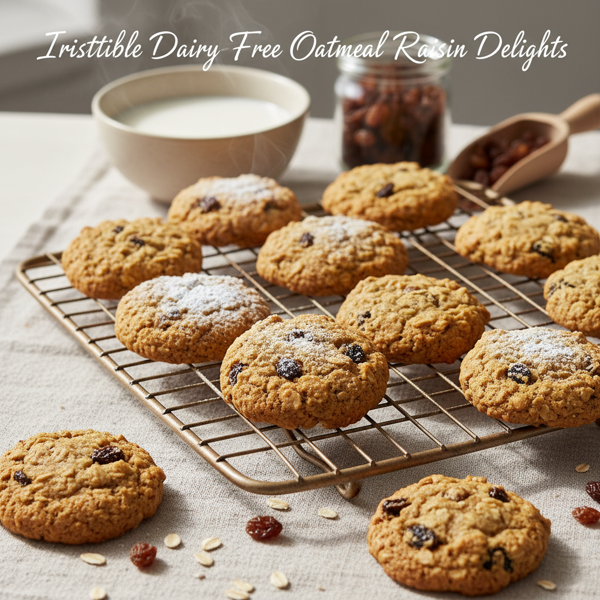 Irresistible Dairy-Free Oatmeal Raisin Delights recipe