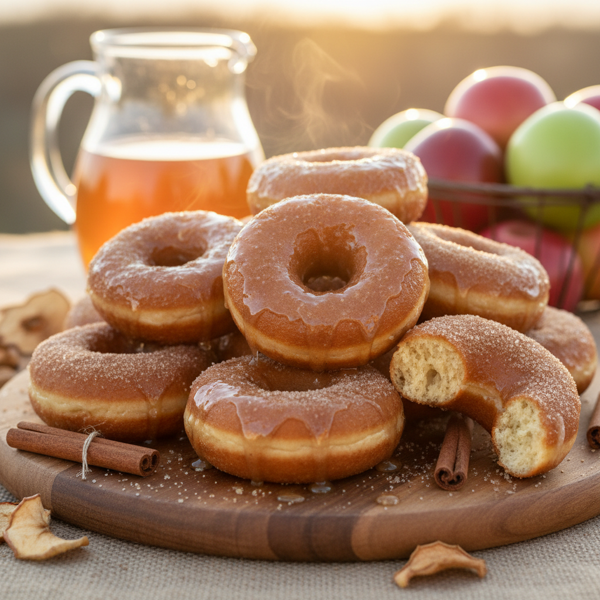 Irresistible Glazed Apple Cider Doughnuts recipe