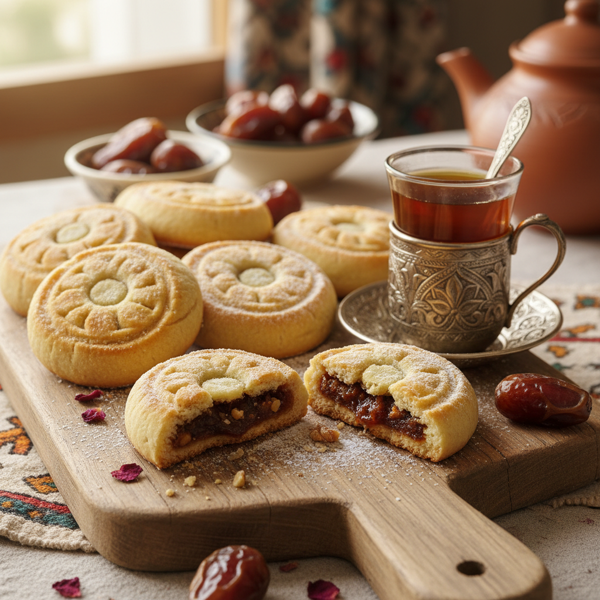 Irresistible Iraqi Klaicha Date Cookies recipe