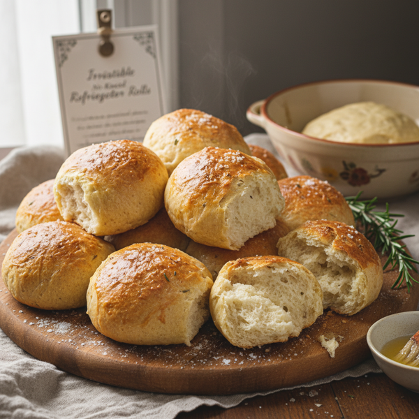 Irresistible No-Knead Refrigerator Rolls recipe