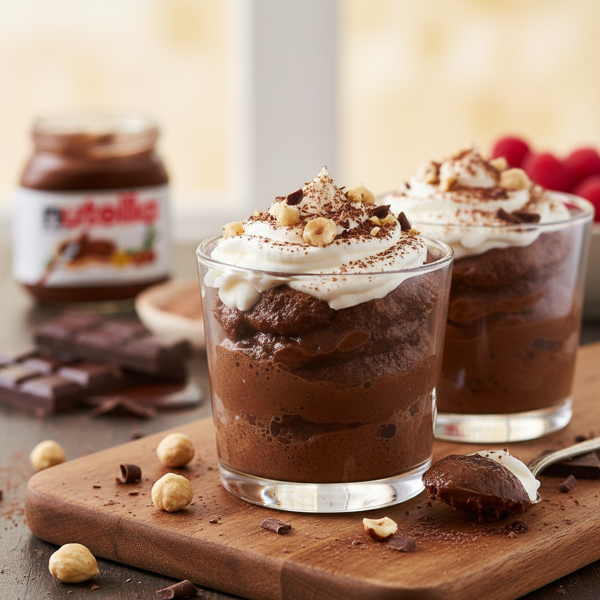 Irresistible Nutella Dark Chocolate Mousse recipe