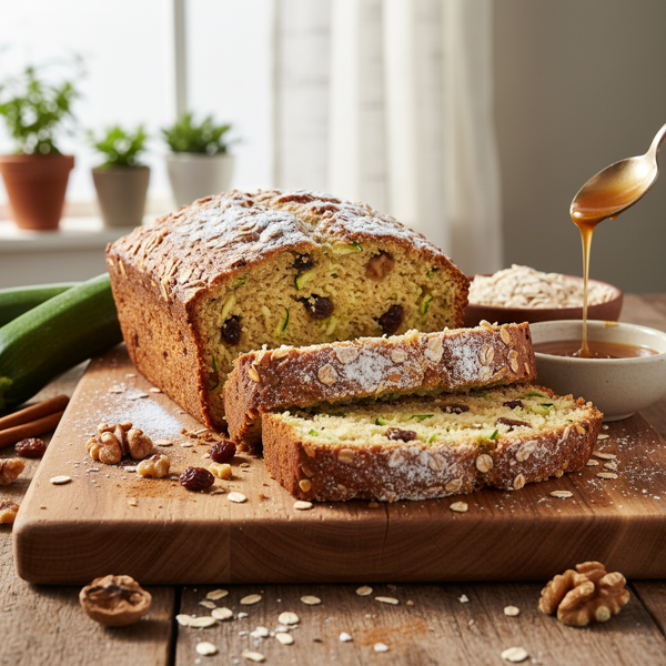 Irresistible Oatmeal Zucchini Bread recipe