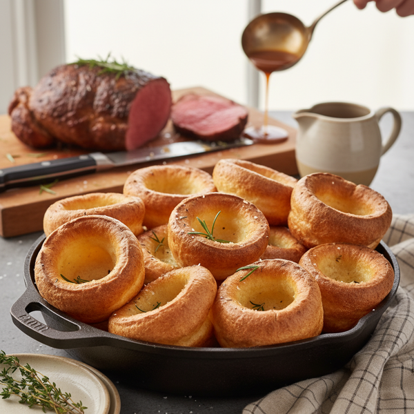 Irresistible Oven-Baked Yorkshire Pudding recipe