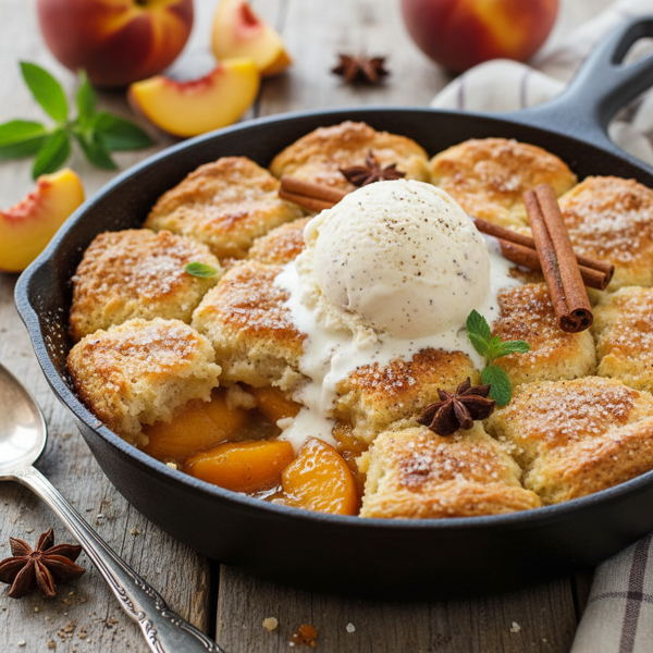 Irresistible Peach Cobbler Delight recipe