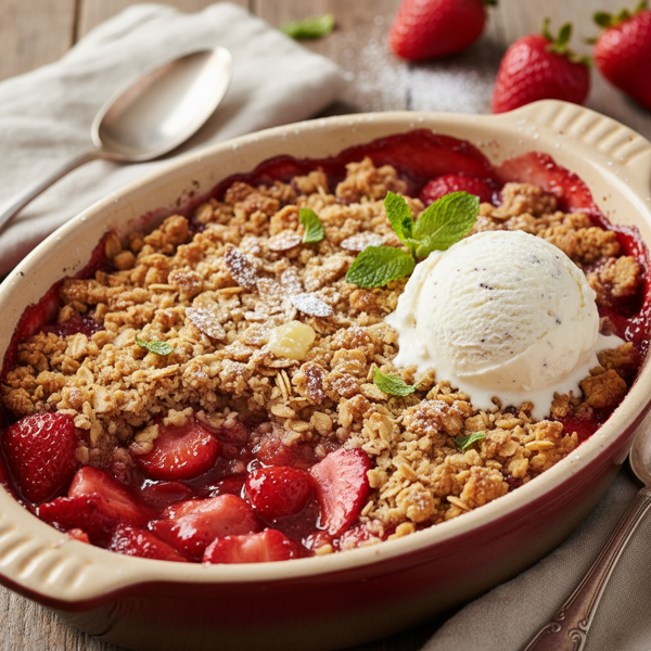Irresistible Strawberry Crisp Delight recipe