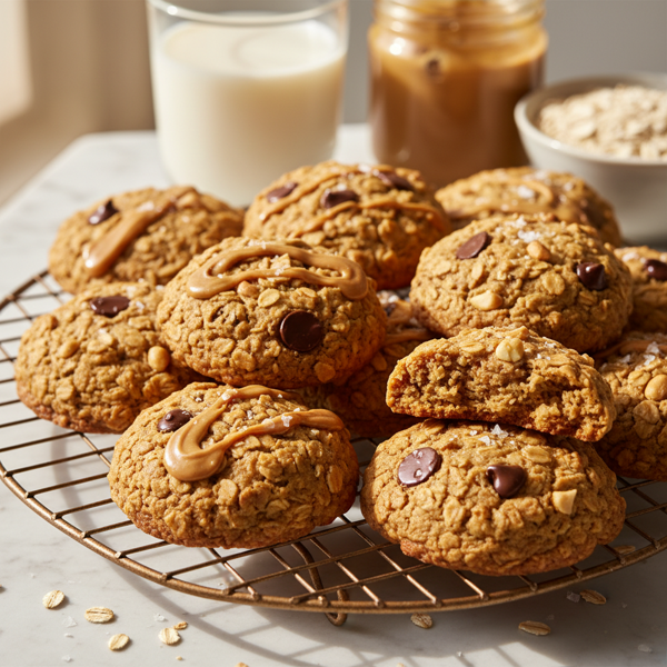 Irresistible Vegan Peanut Butter Oatmeal Cookies recipe