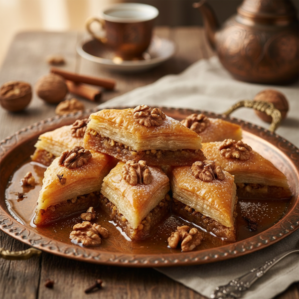 Irresistible Walnut Baklava Delight recipe