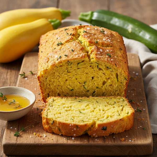 Irresistible Yellow Summer Squash Bread recipe