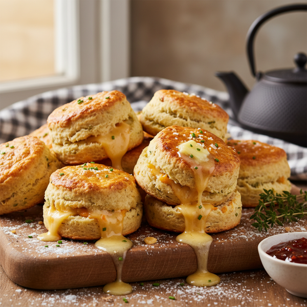 Irresistibly Cheesy Scottish Scones recipe
