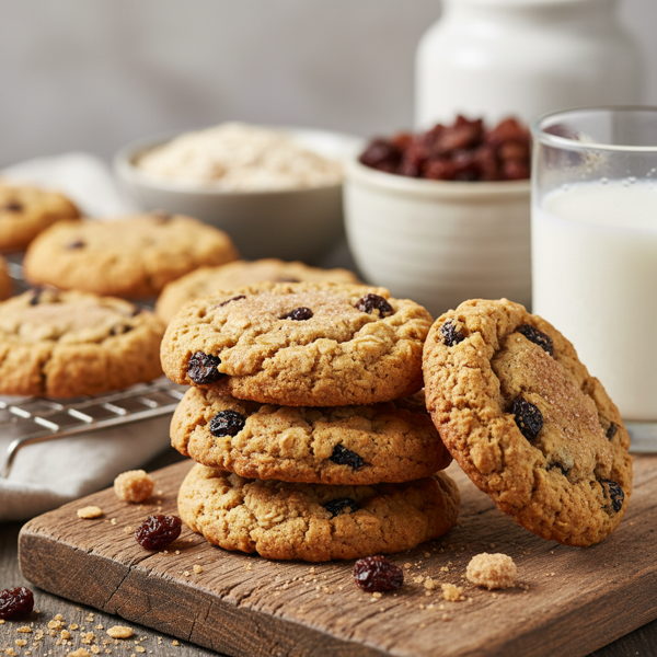 Irresistibly Chewy Oatmeal Raisin Cookies recipe