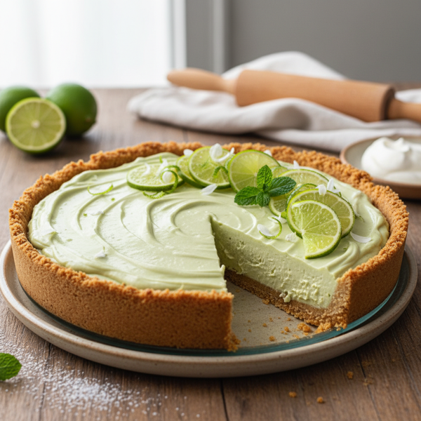 Irresistibly Creamy Vegan Key Lime Pie recipe