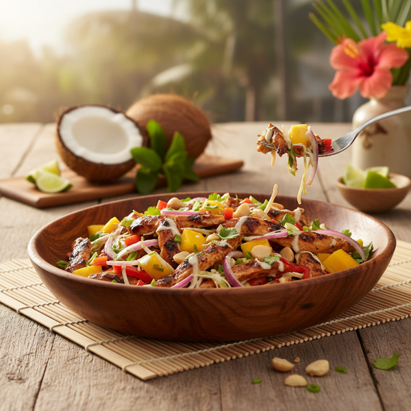 Island-Inspired Smoky Chicken Salad recipe