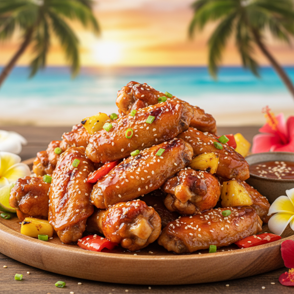 Island-Style Aloha Chicken Wings recipe