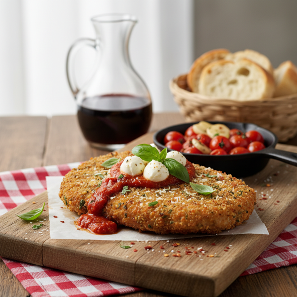 Italian-Inspired Country Fried Beef Steak recipe