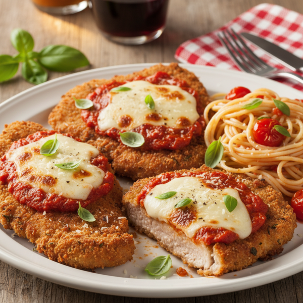 Italian-Style Veal Parmesan Cutlets recipe