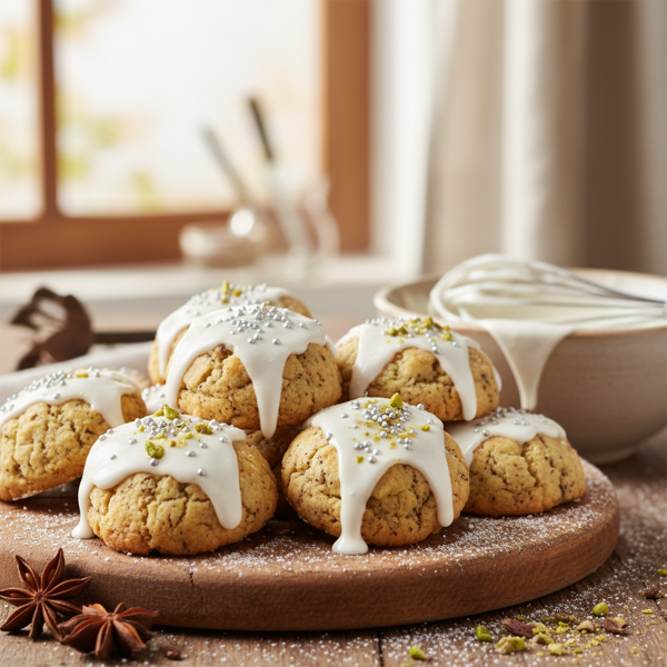 Italian Anise Delight Cookies with Creamy Frosting recipe