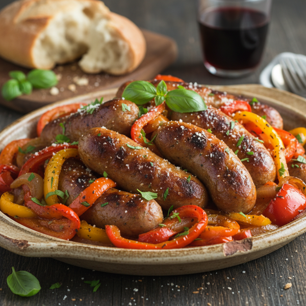 Italian Delight: Sausage and Peppers recipe