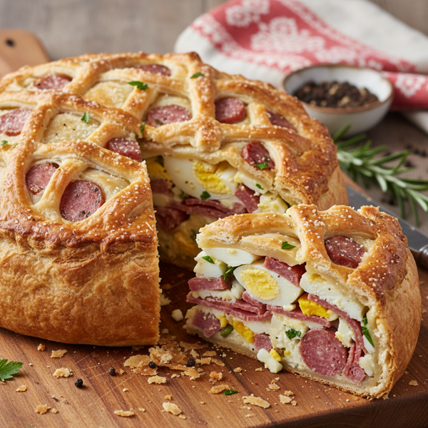 Italian Easter Delicacy: Pizzagaina recipe