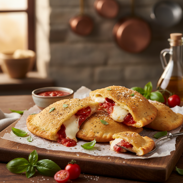 Italian Fried Pizza Pockets recipe