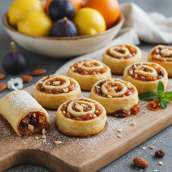 Italian Fruit-Filled Cookie Rolls recipe