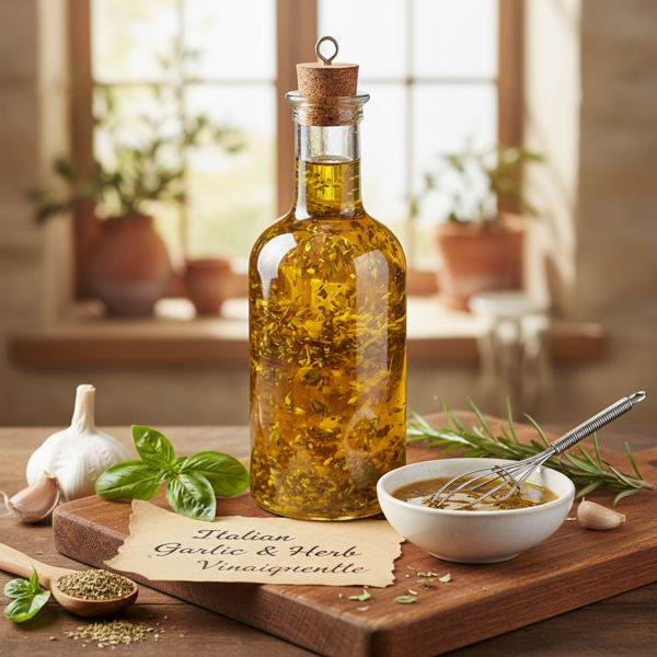 Italian Garlic & Herb Vinaigrette recipe