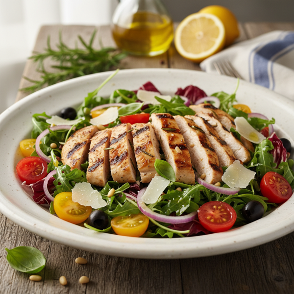 Italian Grilled Chicken Salad Delight recipe