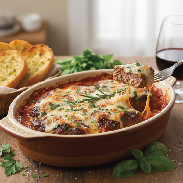 Italian Herb-Infused Cube Steak Bake recipe