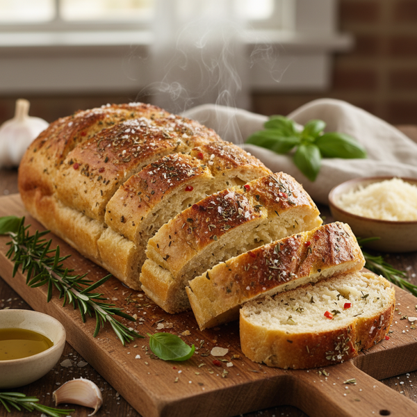 Italian Herb Infused French Bread recipe