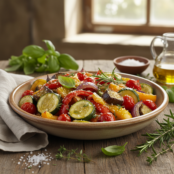 Italian Herb Roasted Summer Vegetable Medley recipe