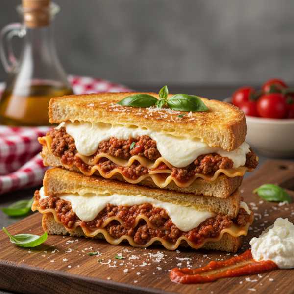 Italian Lasagna Grilled Cheese Delight recipe