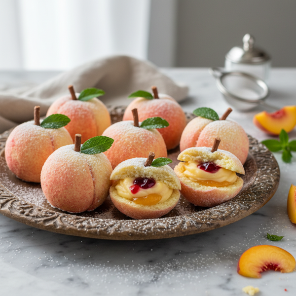 Italian Peach Wedding Cookies (Pesche) recipe