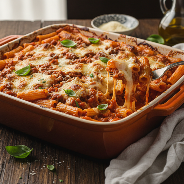 Italian Sausage and Rigatoni Al Forno recipe