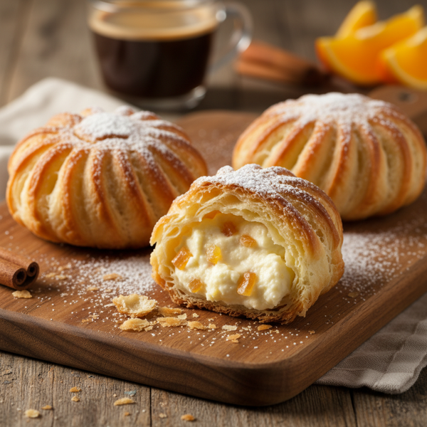 Italian Sfogliatelle Pastries recipe