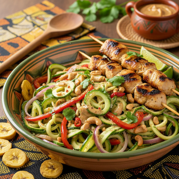 Ivory Coast Cucumber and Zucchini Delight recipe