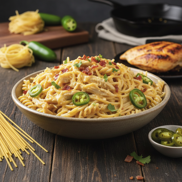 Jalapeño Chicken Spaghetti Delight recipe