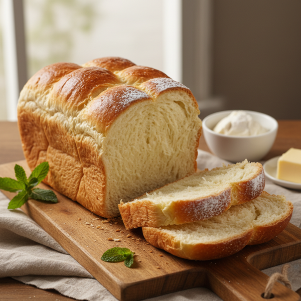 Japanese Tangzhong Fluffy Milk Bread recipe