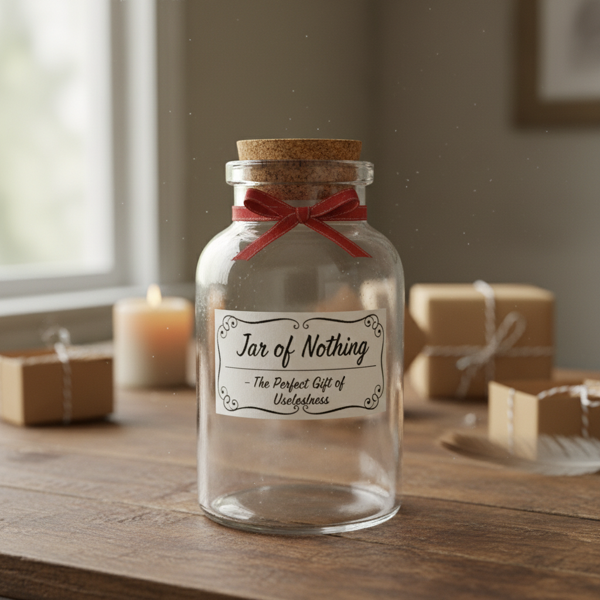 Jar of Nothing - The Perfect Gift of Uselessness recipe