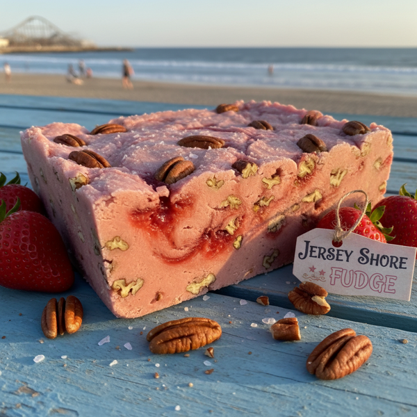 Jersey Shore Strawberry Pecan Fudge recipe