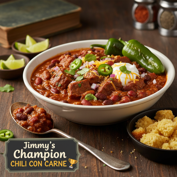 Jimmy's Champion Chili Con Carne recipe
