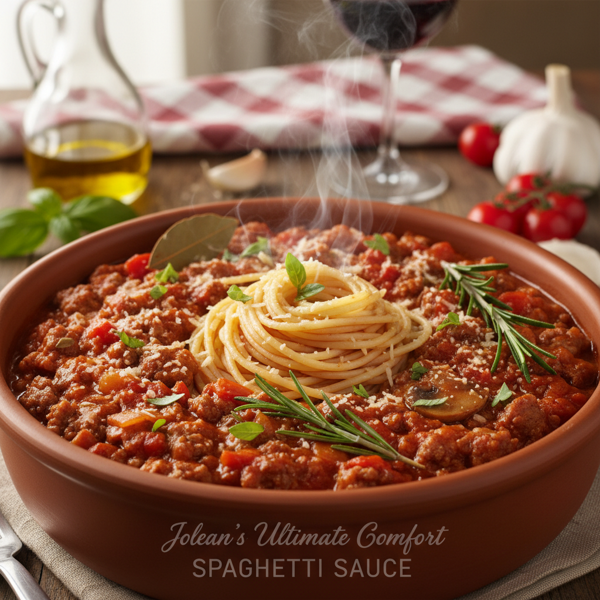 Jolean's Ultimate Comfort Spaghetti Sauce recipe
