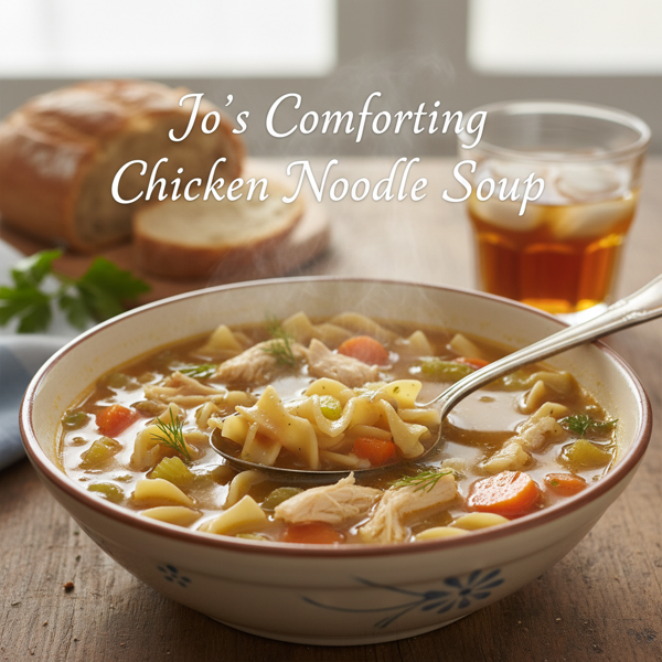 Jo's Comforting Chicken Noodle Soup recipe