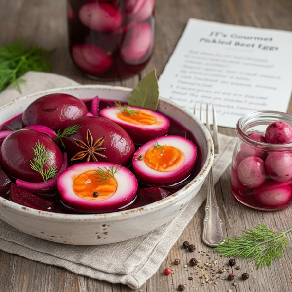 Jt's Gourmet Pickled Beet Eggs recipe