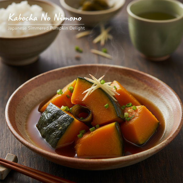 Kabocha No Nimono: Japanese Simmered Pumpkin Delight recipe