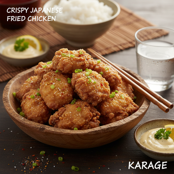 Karaage: Crispy Japanese Fried Chicken Bites recipe