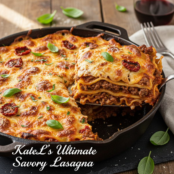 KateL's Ultimate Savory Lasagna recipe