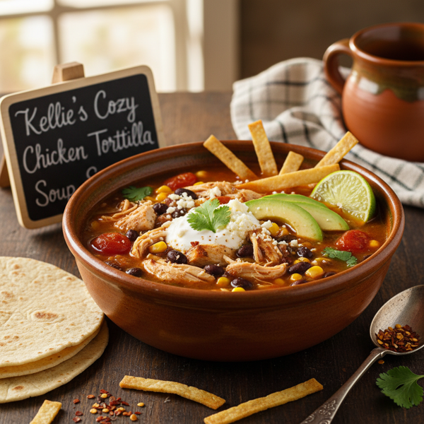 Kellie's Cozy Chicken Tortilla Soup recipe