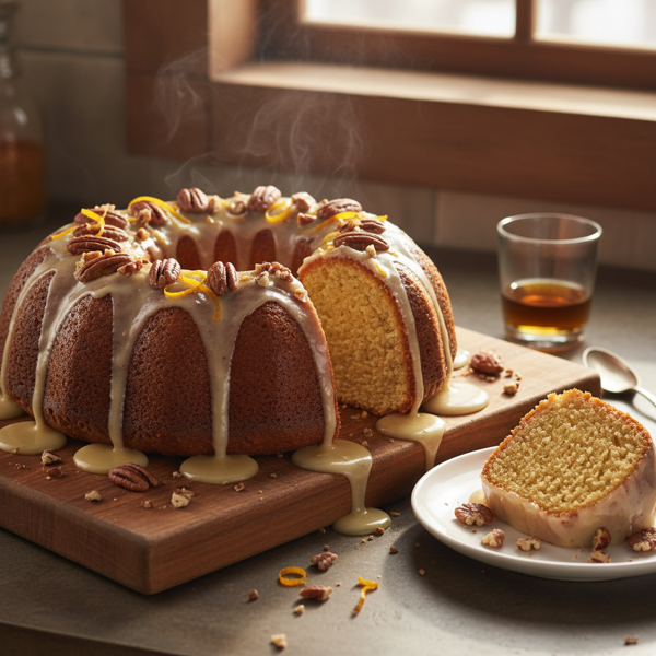 Kentucky Bourbon Bliss Pound Cake recipe